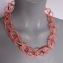 135 necklace pink with red