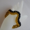 004a armband geel zwart gegolfd