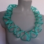 161 halssieraad blauw met turqooise