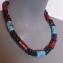 085 halssieraad millefiori met spacers van rocailles