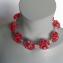025 choker roze rode bolvormen